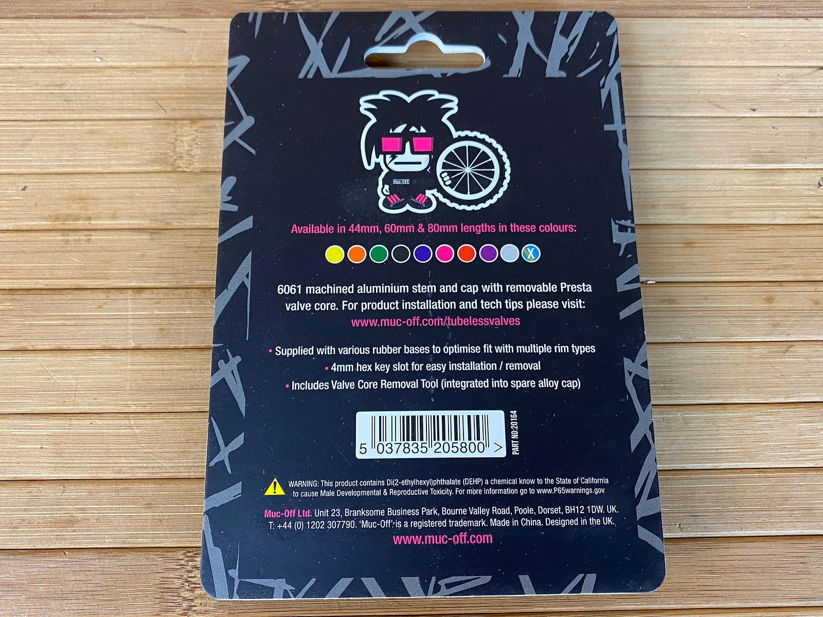 Muc-Off Muc Off Tubeless Valve Kit Ventile 44mm Iridescent 2 Muc-Off Muc Off Tubeless Valve Kit Ventile 44mm Iridescent – Bild 2