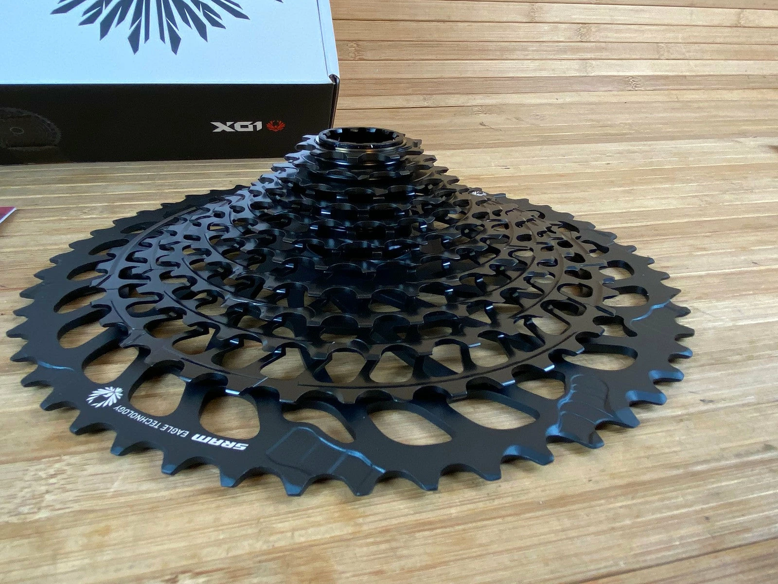 SRAM XO1 Eagle 12-fach Kassette 10-52T XG-1295 Black 2 SRAM XO1 Eagle 12-fach Kassette 10-52T XG-1295 Black – Bild 2