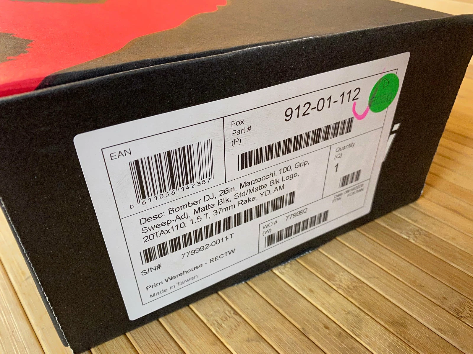 Marzocchi BOMBER DJ Schwarz 100mm / 26" Dirt Federgabel 10 Marzocchi BOMBER DJ Schwarz 100mm / 26" Dirt Federgabel – Bild 10