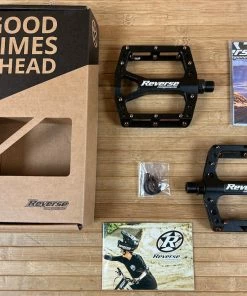 Reverse Components Black One Plattformpedale / Pedale Schwarz/copper