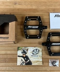 Reverse Components Black One Junior / Jr. Plattformpedale / Pedale Schwarz