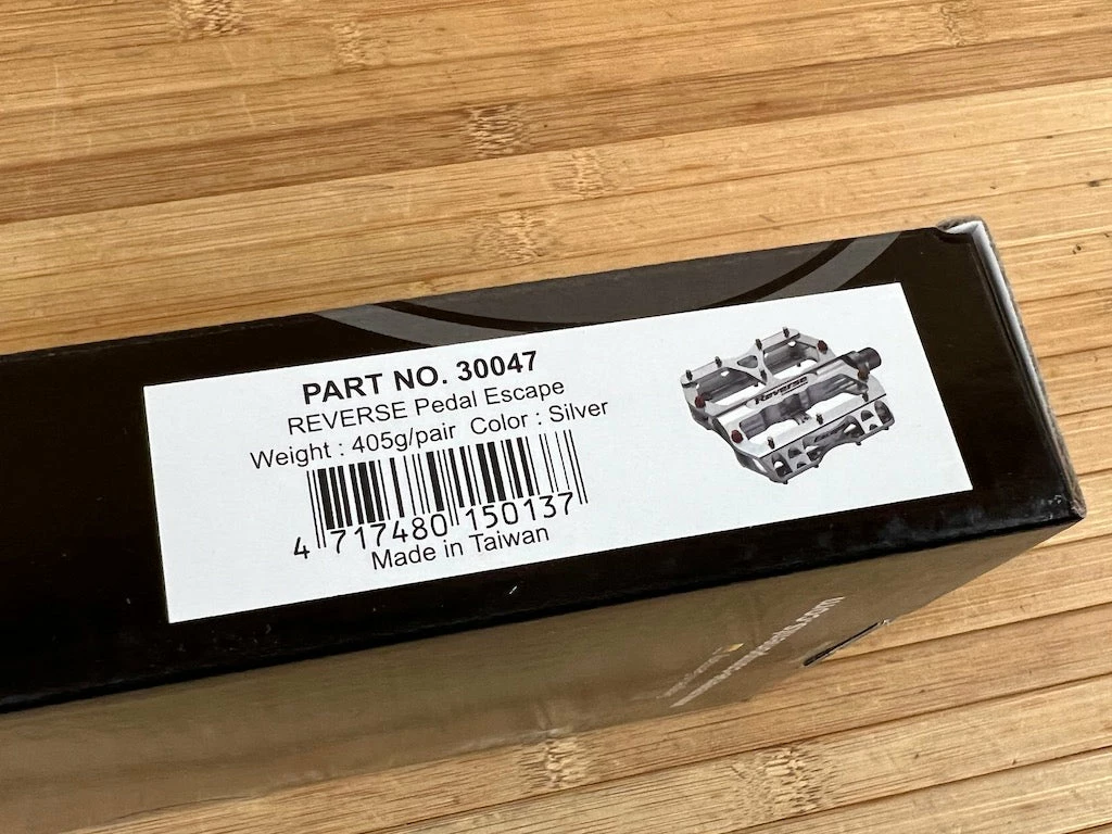 Reverse Components Escape Plattformpedale / Pedale Silver 8 Reverse Components Escape Plattformpedale / Pedale Silver – Bild 8