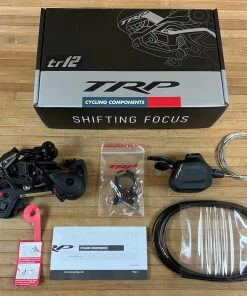 TRP TR12 Schaltwerk & Schalthebel Set 12-fach Gold