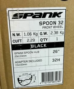 Spank Spoon 32 26" Vorderrad Schwarz 110x20 Und 100x15 17 Spank Spoon 32 26" Vorderrad Schwarz 110x20 Und 100x15 -Federung Verkäufe 2022 IMG 0716