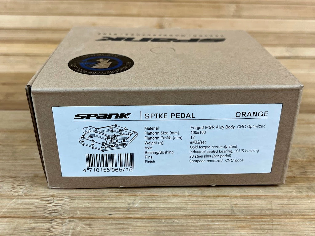 Spank Spike Reboot Pedale / Plattformpedale Orange 8 Spank Spike Reboot Pedale / Plattformpedale Orange – Bild 8