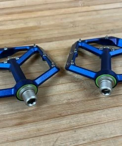 Spank Oozy Trail Reboot Pedale / Plattformpedale Blue -Federung Verkäufe 2022 IMG 0789