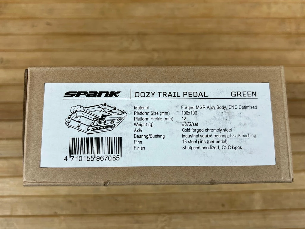 Spank Oozy Trail Reboot Pedale / Plattformpedale Green 8 Spank Oozy Trail Reboot Pedale / Plattformpedale Green – Bild 8
