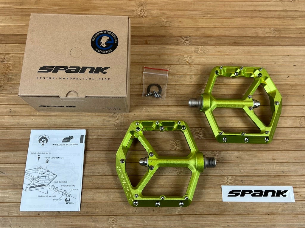 Spank Oozy Trail Reboot Pedale / Plattformpedale Green 1 Spank Oozy Trail Reboot Pedale / Plattformpedale Green