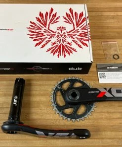 SRAM XO1 Carbon Eagle DUB Kurbel 170mm DUB 32T SB+ Rot