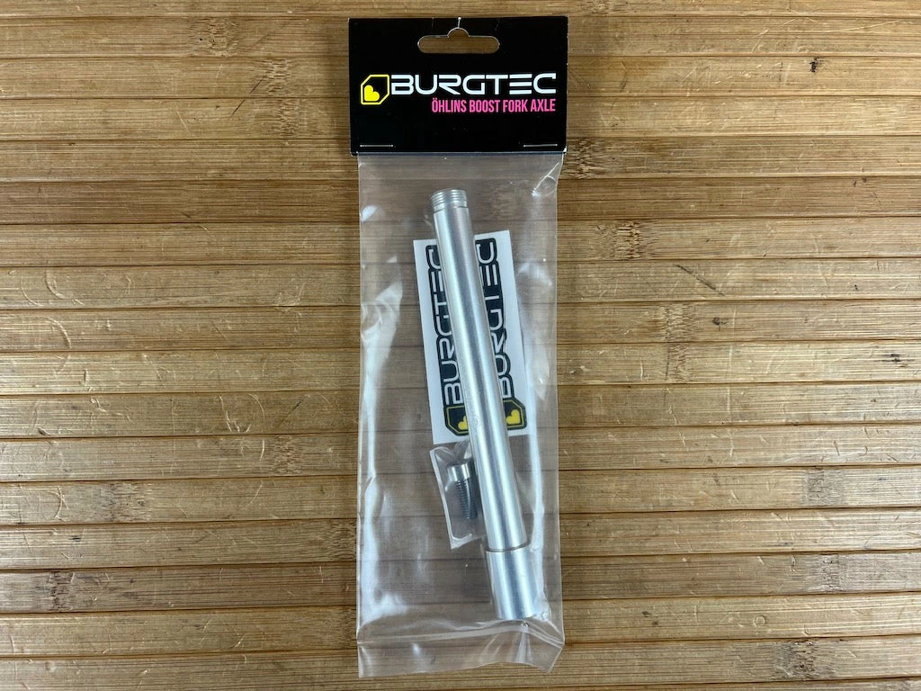 Burgtec Öhlins Boost Achse / Axle Rhodium Silver 1 Burgtec Öhlins Boost Achse / Axle Rhodium Silver