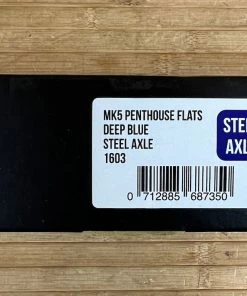 Burgtec MK5 Penthouse Flat Pedals / Pedale Deep Blue Steel Axle -Federung Verkäufe 2022 IMG 1223