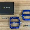 Burgtec MK5 Penthouse Flat Pedals / Pedale Deep Blue Steel Axle