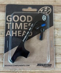 REVERSE Bremsscheibenadapter PM-PM (+60mm) (Schwarz)