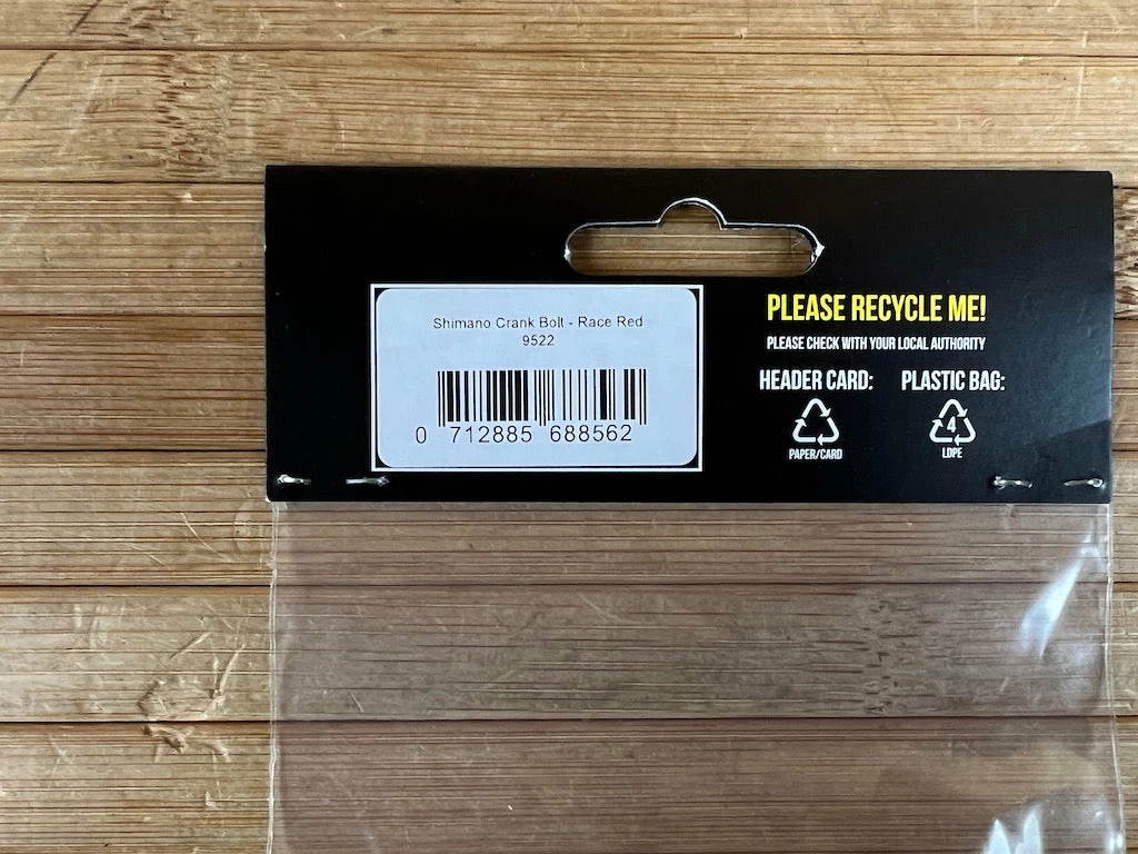 Burgtec Shimano Crank Bolt / Schraube Red 4 Burgtec Shimano Crank Bolt / Schraube Red – Bild 4