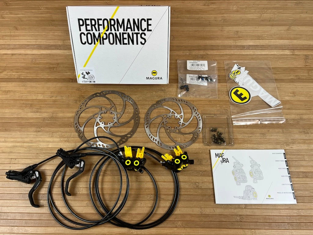 Magura MT5 PRO Scheibenbremsen Set Mit Discs 203 / 180 1 Magura MT5 PRO Scheibenbremsen Set Mit Discs 203 / 180