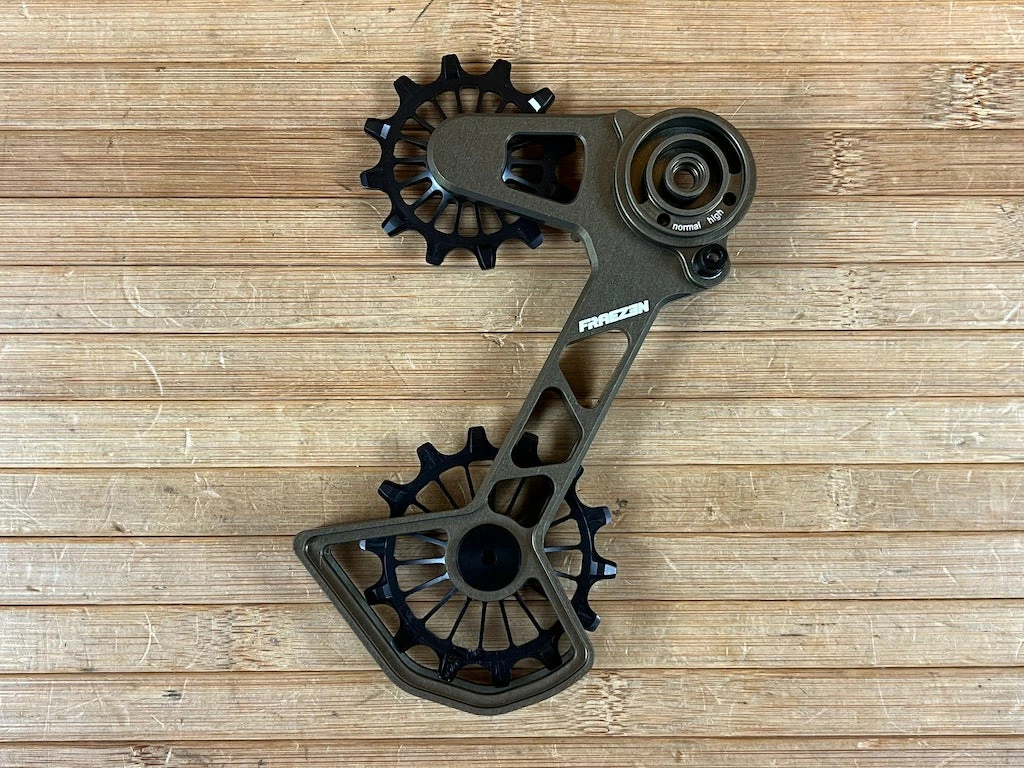 Fraezen Kaefig SRAM AXS / Mechanisch Bronze 2 Fraezen Kaefig SRAM AXS / Mechanisch Bronze – Bild 2