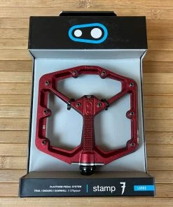 Crankbrothers Stamp 7 Large Pedale / Plattformpedale Rot