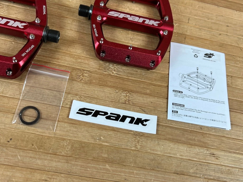 Spank Spoon 100 Pedale / Plattformpedale Rot 7 Spank Spoon 100 Pedale / Plattformpedale Rot – Bild 7