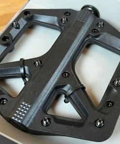 Crankbrothers Stamp 1 Large Pedale / Plattformpedale Schwarz -Federung Verkäufe 2022 IMG 1815