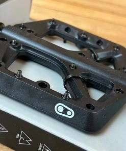 Crankbrothers Stamp 1 Large Pedale / Plattformpedale Schwarz -Federung Verkäufe 2022 IMG 1817