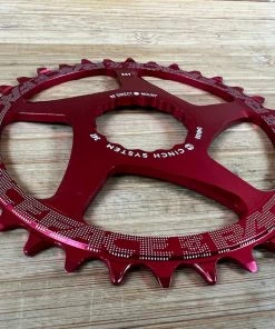 Race Face Kettenblatt Cinch 34T 10-12S Red -Federung Verkäufe 2022 IMG 2229