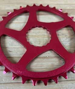 Race Face Kettenblatt Cinch 34T 10-12S Red -Federung Verkäufe 2022 IMG 2230