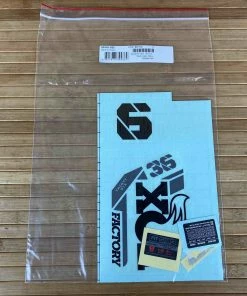 Fox Decal Kit 36 2021 F-S Black Logo / Shiny Orange -Federung Verkäufe 2022 IMG 2377 scaled