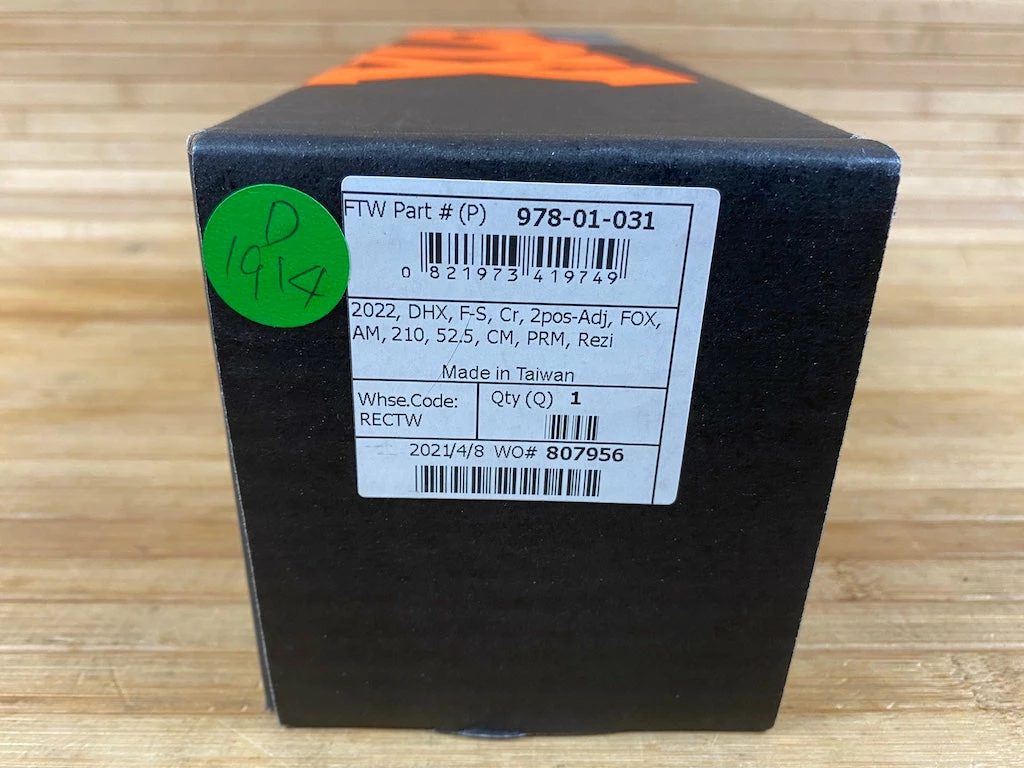 Fox DHX F-S 210 X 52,5 2022 Dämpfer 8 Fox DHX F-S 210 X 52,5 2022 Dämpfer – Bild 8