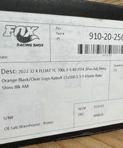 FOX 32 TC 2022 Kashima 40mm Gravel Federgabel Shiny Orange -Federung Verkäufe 2022 IMG 4307