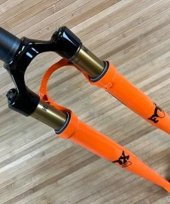 FOX 32 TC 2022 Kashima 40mm Gravel Federgabel Shiny Orange -Federung Verkäufe 2022 IMG 4313