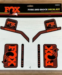 Fox Decal Kit Orange Heritage Fork And Shock