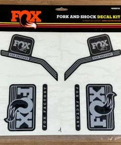 Fox Decal Kit Silber Heritage Fork And Shock