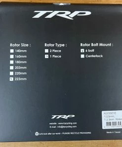 TRP R1 Disc / Bremsscheibe 6-Loch 223mm / 2,3mm -Federung Verkäufe 2022 IMG 5036 0488b1b5 ecd3 4328 bbd2 a041d820dc97