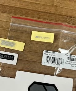 Fox Decal Kit 34 SC 2021 F-S Orange/Black Logo / Shiny Black -Federung Verkäufe 2022 IMG 5596