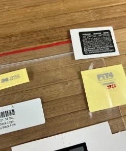 Fox Decal Kit 34 SC 2021 F-S Orange/Black Logo / Shiny Black -Federung Verkäufe 2022 IMG 5597