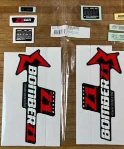 Marzocchi Z1 Air / Coil Decal Kit Dekorbogen Matte Black