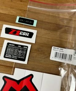 Marzocchi Z1 Air / Coil Decal Kit Dekorbogen Matte Black -Federung Verkäufe 2022 IMG 5600