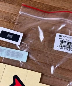 Marzocchi 2021 Bomber DJ Decal Kit Dekorbogen Matte Black -Federung Verkäufe 2022 IMG 5616