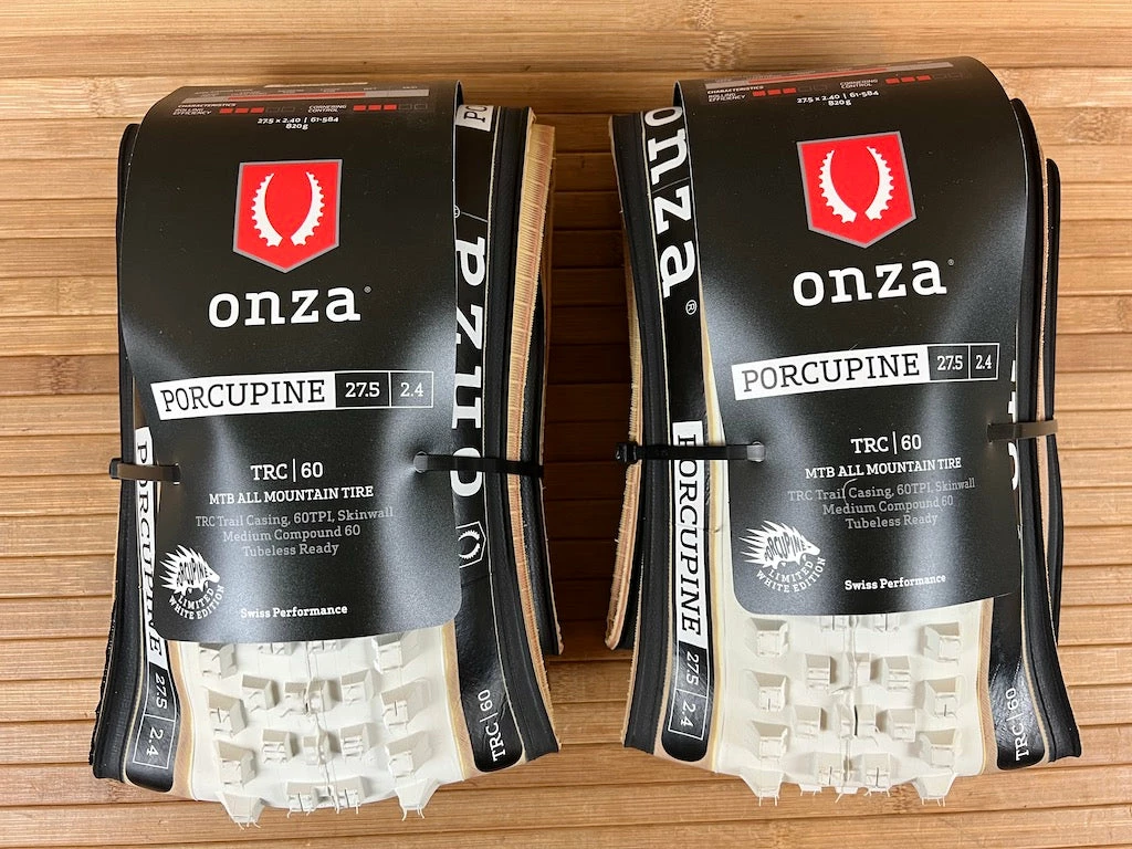 Onza Tires Porcupine 27,5x2,4" TRC Kevlar/fold 60tpi White PAAR 1 Onza Tires Porcupine 27,5x2,4" TRC Kevlar/fold 60tpi White PAAR