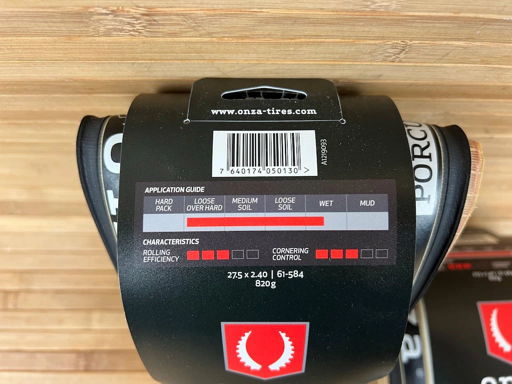 Onza Tires Porcupine 27,5x2,4" TRC Kevlar/fold 60tpi White PAAR 5 Onza Tires Porcupine 27,5x2,4" TRC Kevlar/fold 60tpi White PAAR – Bild 5