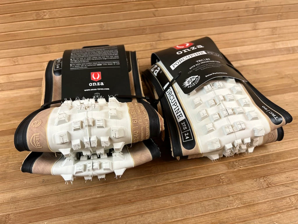 Onza Tires Porcupine 27,5x2,4" TRC Kevlar/fold 60tpi White PAAR 4 Onza Tires Porcupine 27,5x2,4" TRC Kevlar/fold 60tpi White PAAR – Bild 4