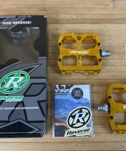 Reverse Components Escape Plattformpedale / Pedale Gold