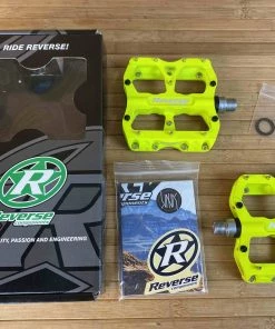 Reverse Components Escape Plattformpedale / Pedale Neongelb