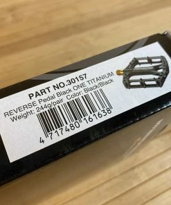 Reverse Components Black One Titanium Plattformpedale / Pedale Schwarz -Federung Verkäufe 2022 IMG 6133 scaled