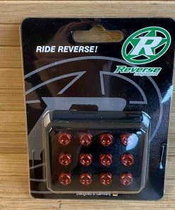 Federung Verkäufe 2022 15 Reverse Bremsscheiben-Schraubenset - 12 Stk. M5x10mm Red