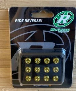 Reverse Bremsscheiben-Schraubenset - 12 Stk. M5x10mm Gold