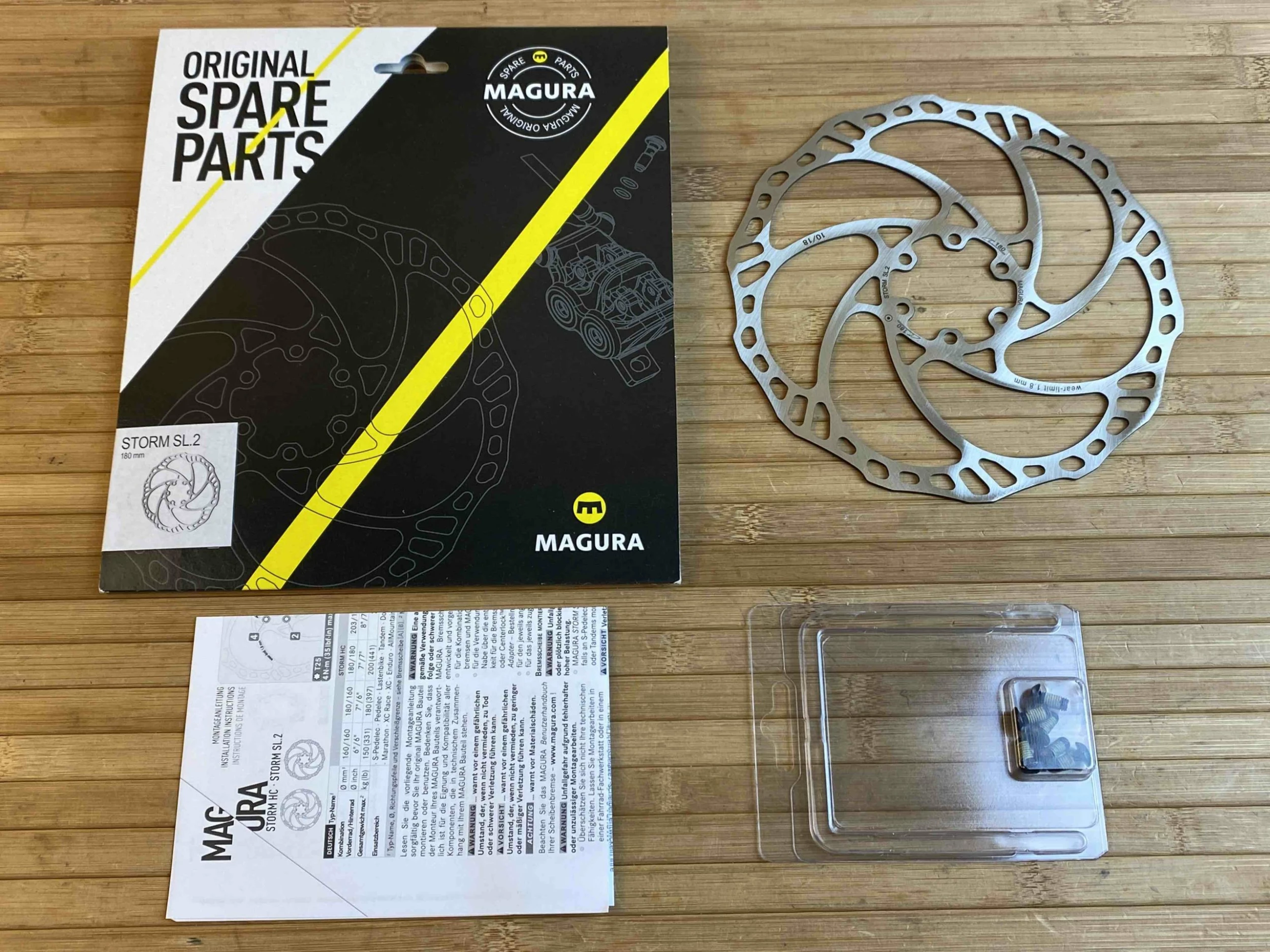 Magura Storm SL.2 180mm Disc / Bremsscheibe 1 Magura Storm SL.2 180mm Disc / Bremsscheibe