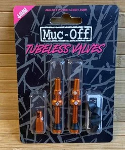Muc-Off Muc Off Tubeless Valve Kit Ventile 44mm Orange