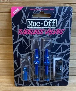 Federung Verkäufe 2022 28 Muc-Off Muc Off Tubeless Valve Kit Ventile 44mm Blau