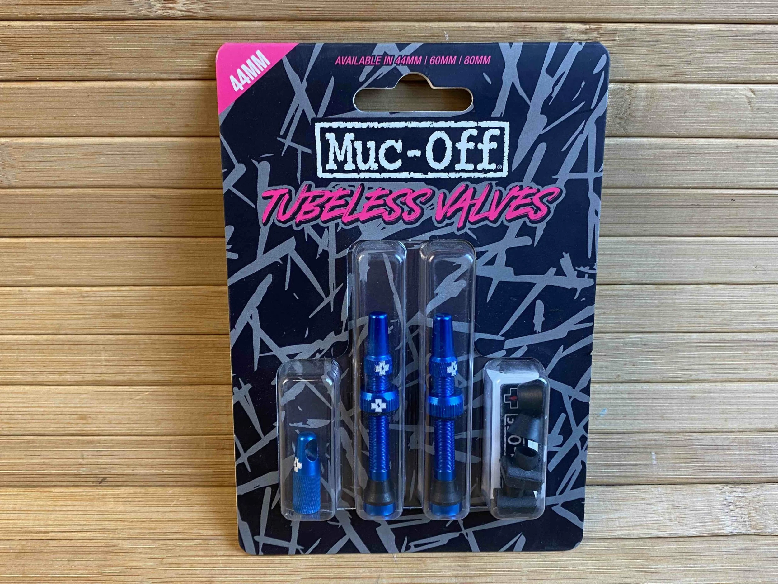 Muc-Off Muc Off Tubeless Valve Kit Ventile 44mm Blau 1 Muc-Off Muc Off Tubeless Valve Kit Ventile 44mm Blau